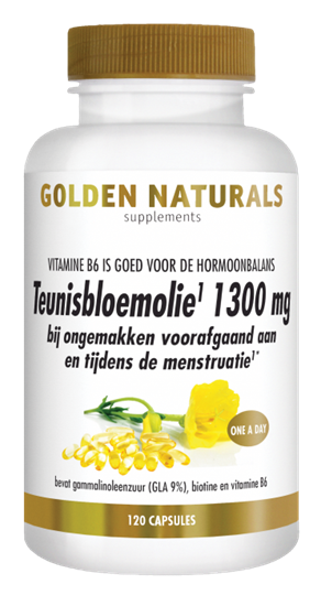 GOLDEN NATURALS TEUNISBLOEMOLIE 1300MG 120CAPS